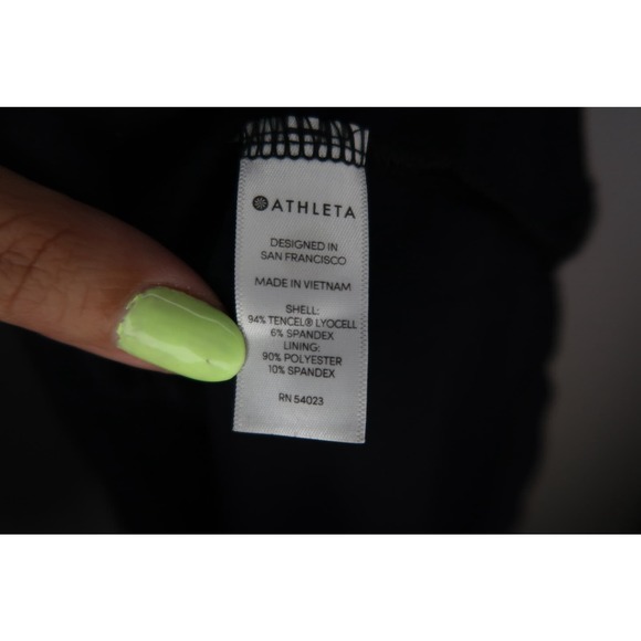 Athleta Rafina Cut Out Racerback Mini Dress | Color: Black | Size: S | - Picture 3 of 4